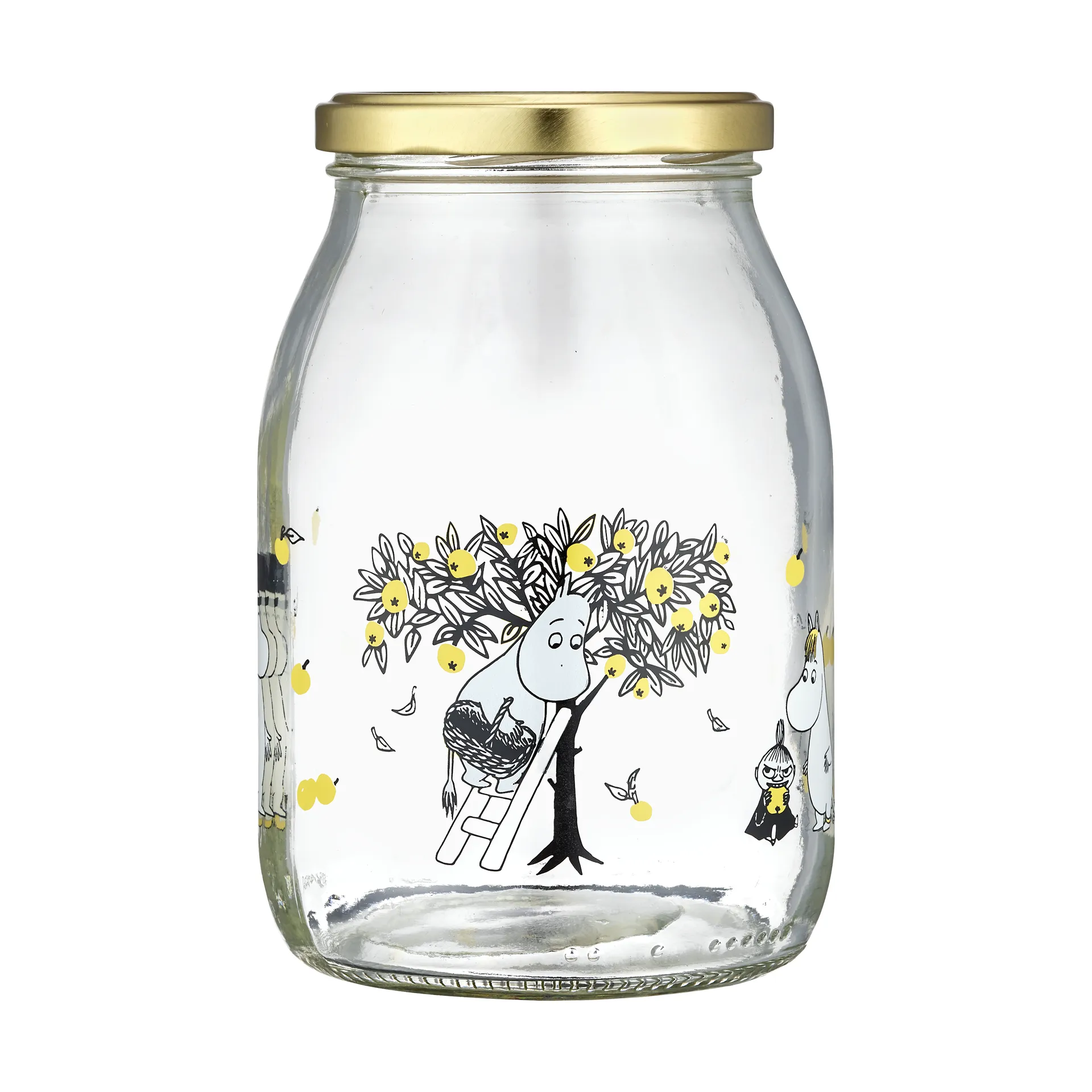 Recipiente de vidro Moomin 1 L, Apples Muurla