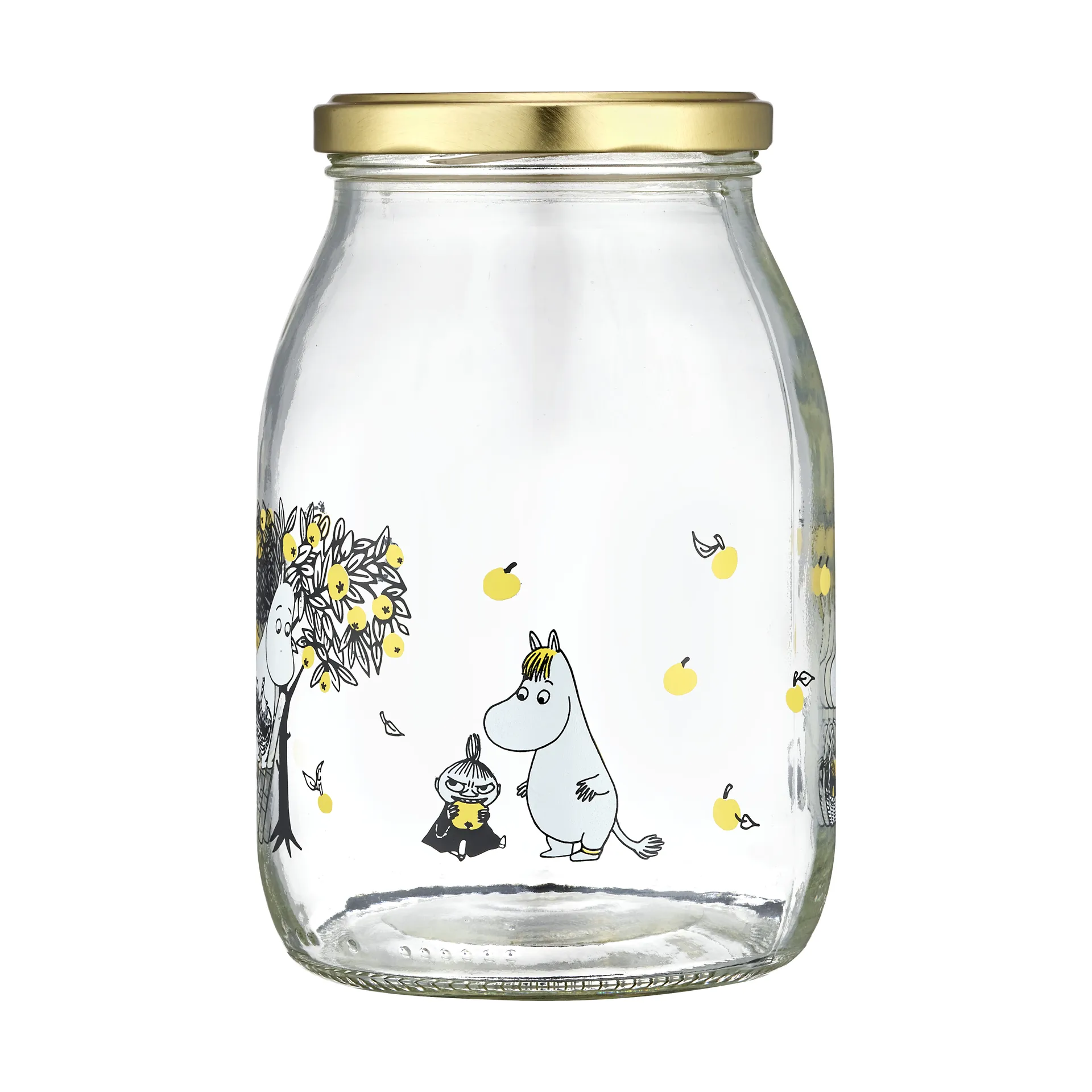Recipiente de vidro Moomin 1 L, Apples Muurla