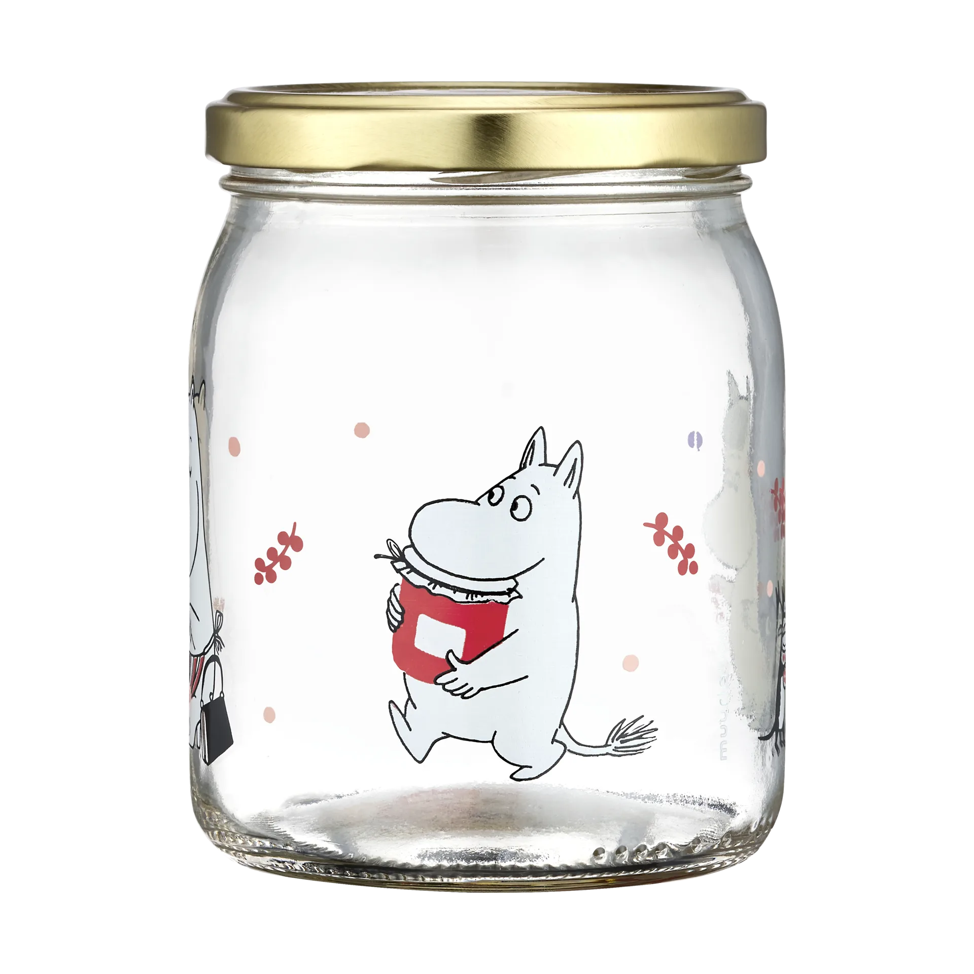 Recipiente de vidro Moomin 50 cl, Berries Muurla