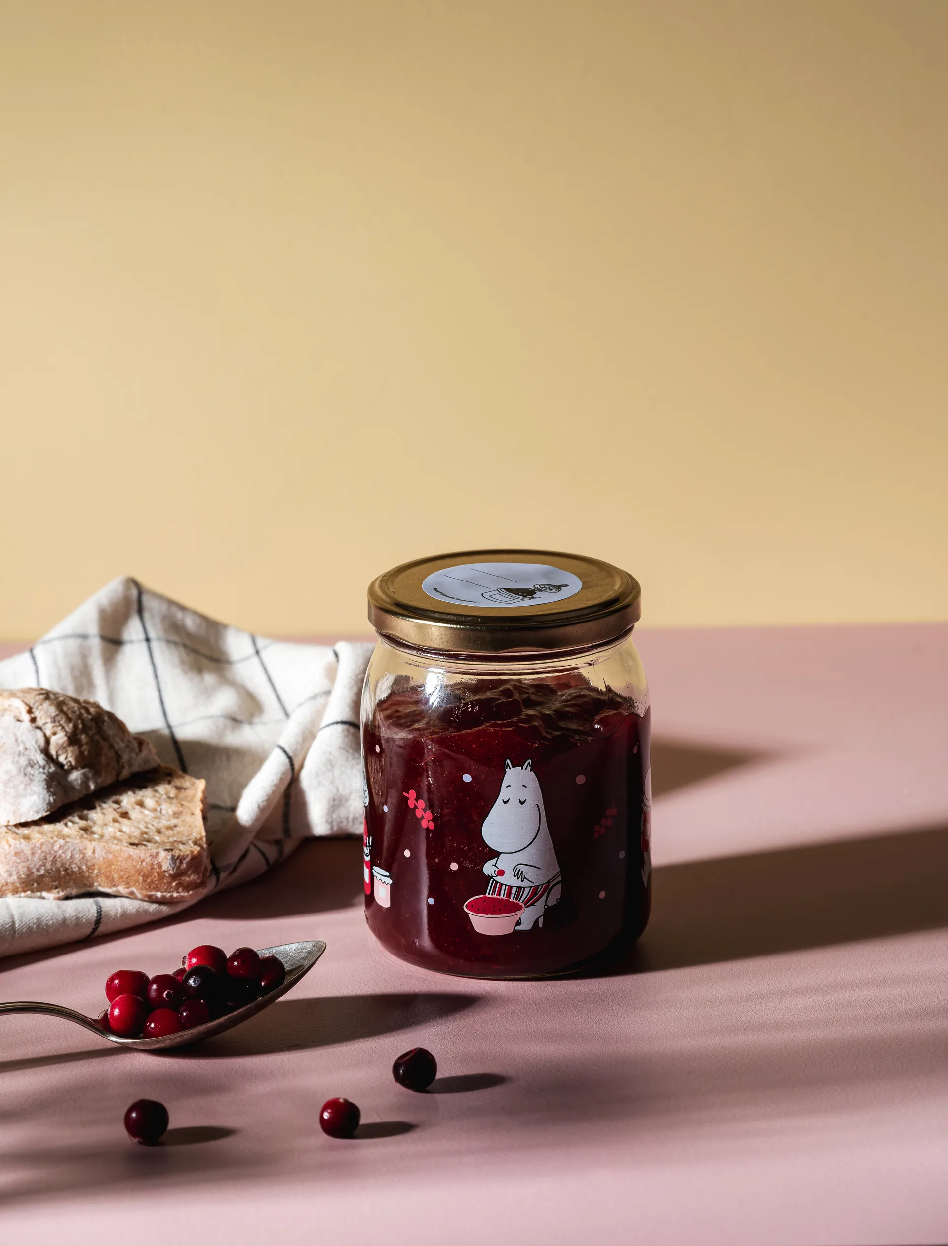 Recipiente de vidro Moomin 50 cl, Berries Muurla
