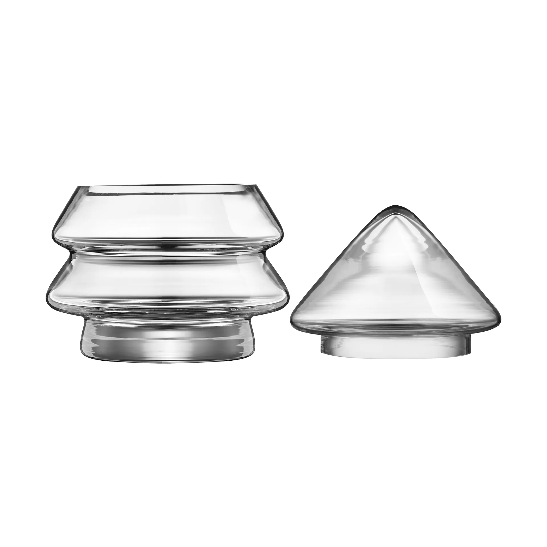 Recipiente de vidro Muurla 12 cm, Abeto Muurla