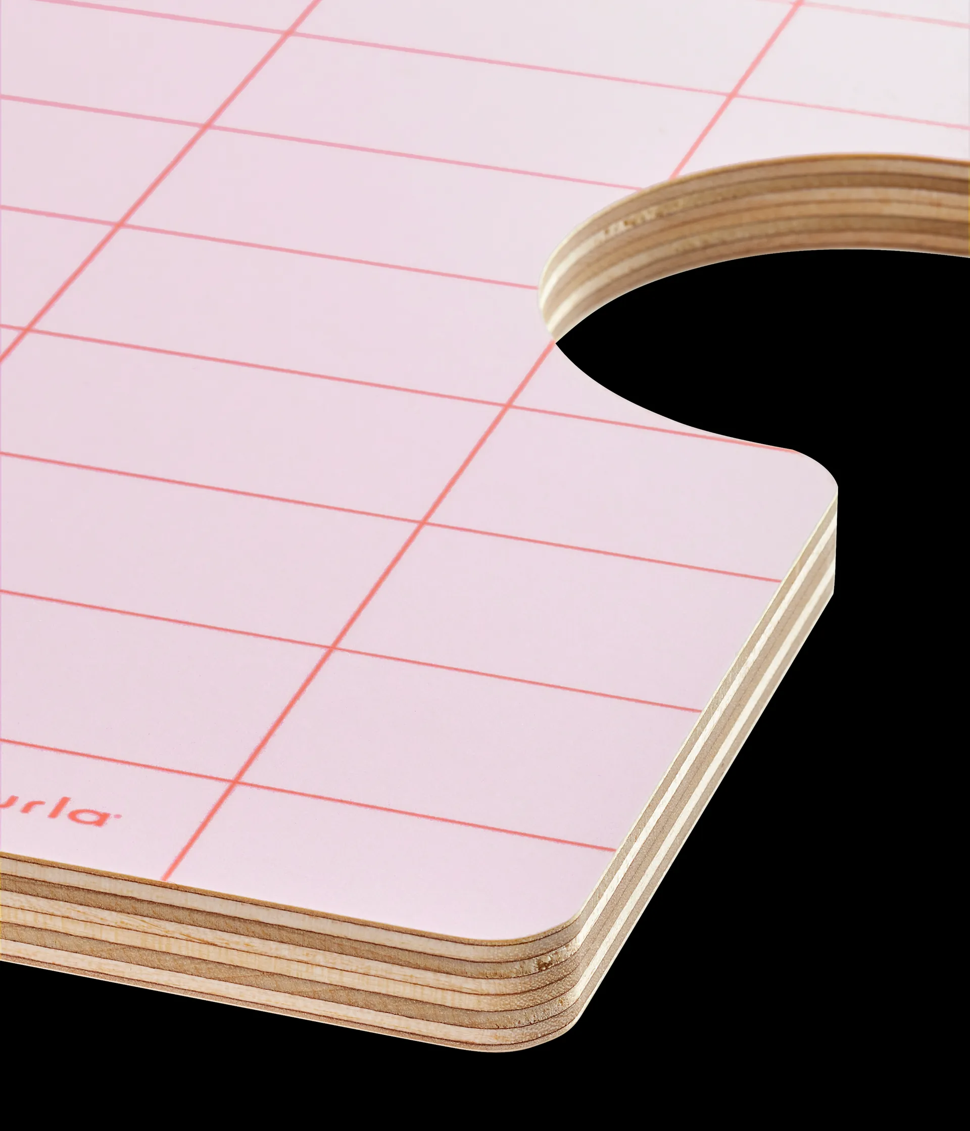 Tábua de Cortar Elephant Chop & Serve M, Pink Muurla