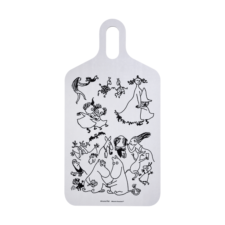 Tábua de cortar Mumin 80 23x44 cm - Branco - Muurla