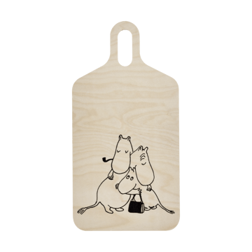 Tábua de cortar Mumin 80 23x44 cm - Branco - Muurla