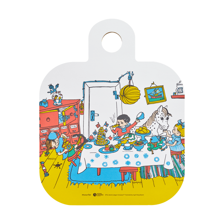 Tábua de Cortar & Servir Pippi 25x32 cm, Villa villekulla Muurla