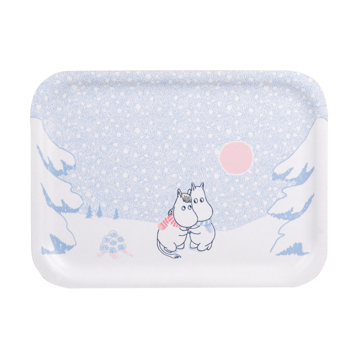 Tabuleiro Moomin 20x27 cm - Let it snow - Muurla