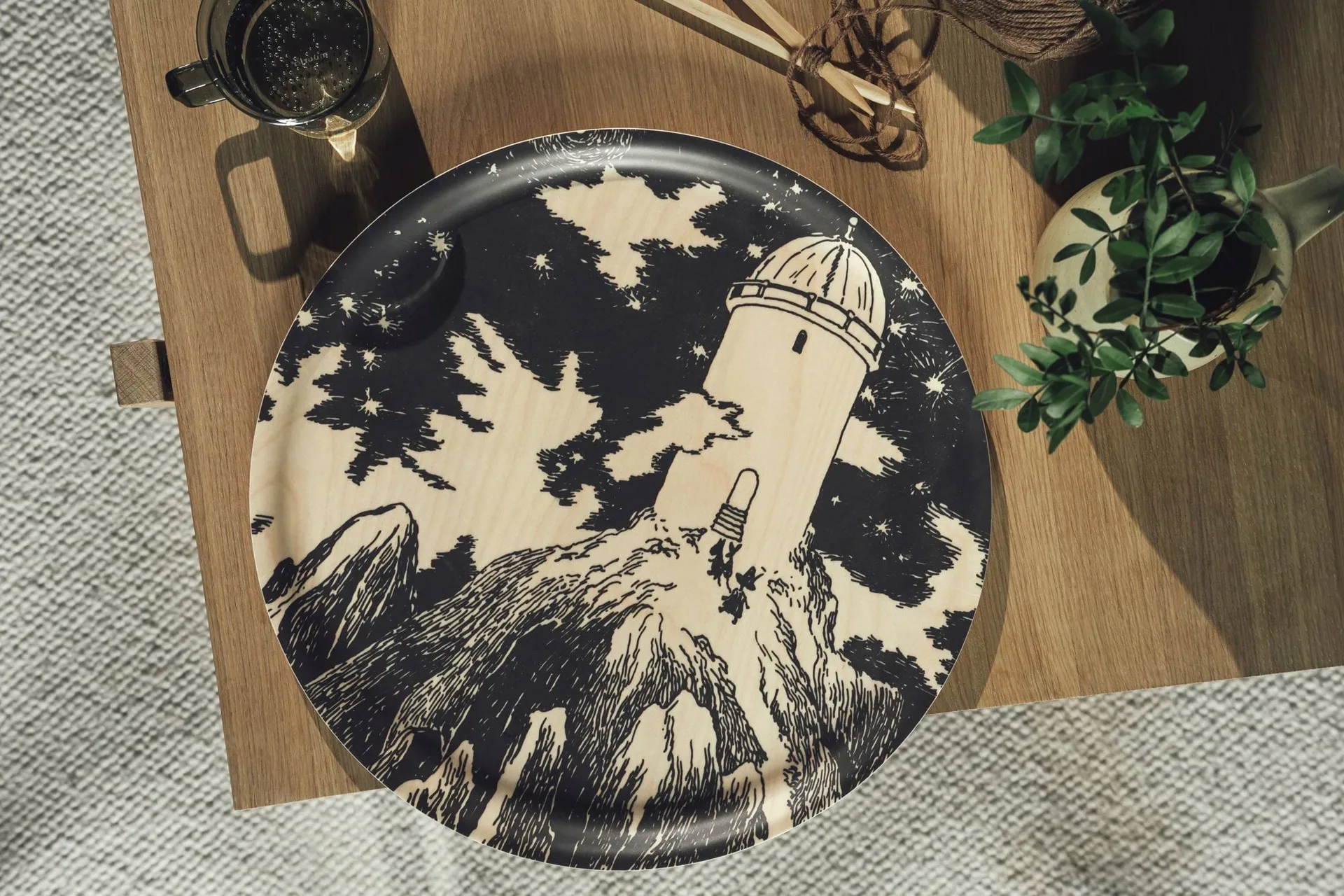 Tabuleiro Moomin Ø40 cm, Observatory Muurla