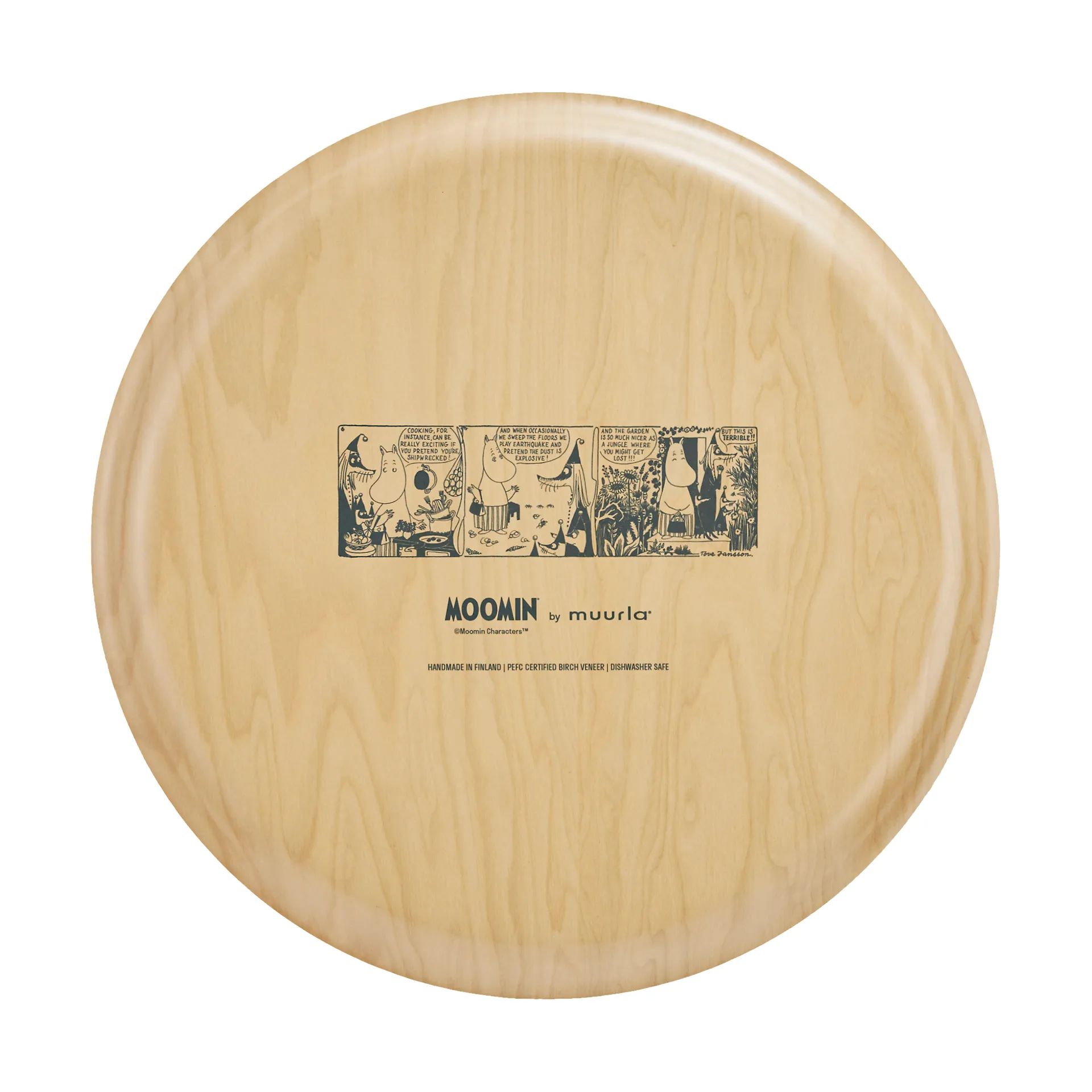 Tabuleiro Moomin Ø40 cm, Wild garden Muurla