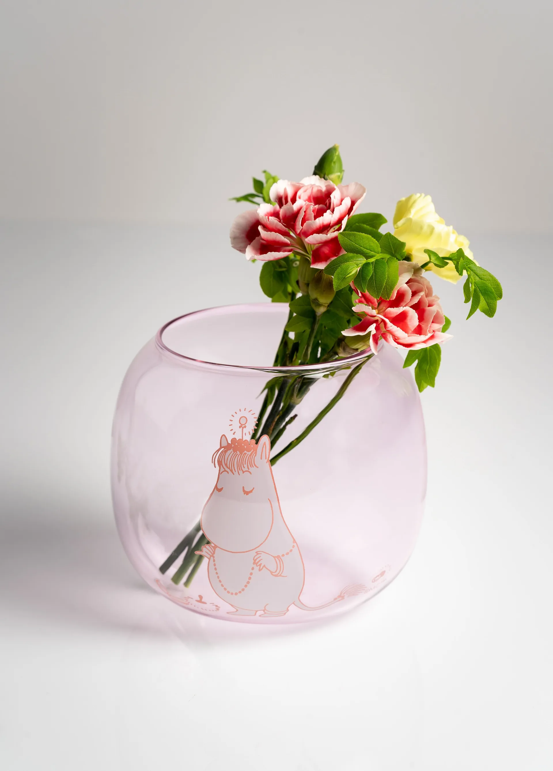 Vaso lanterna Snorkmaiden Ø9 cm, Rosa  Muurla