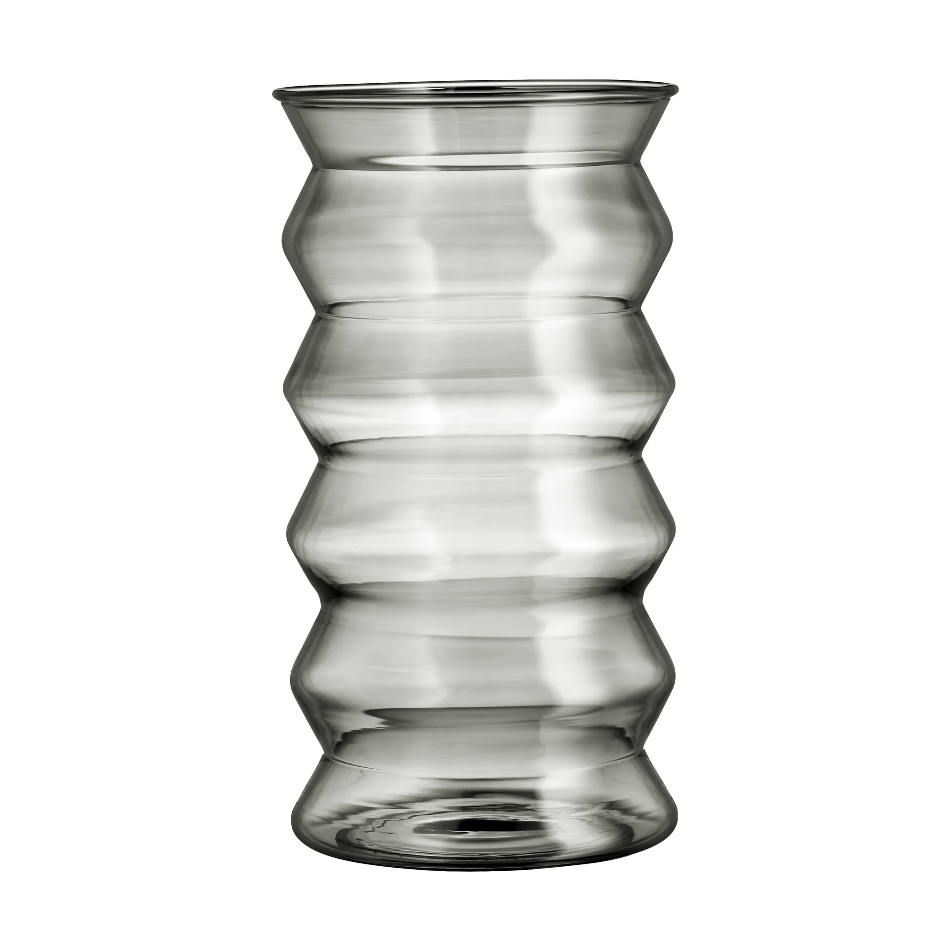 Vaso Waves 20 cm, Cinza Muurla