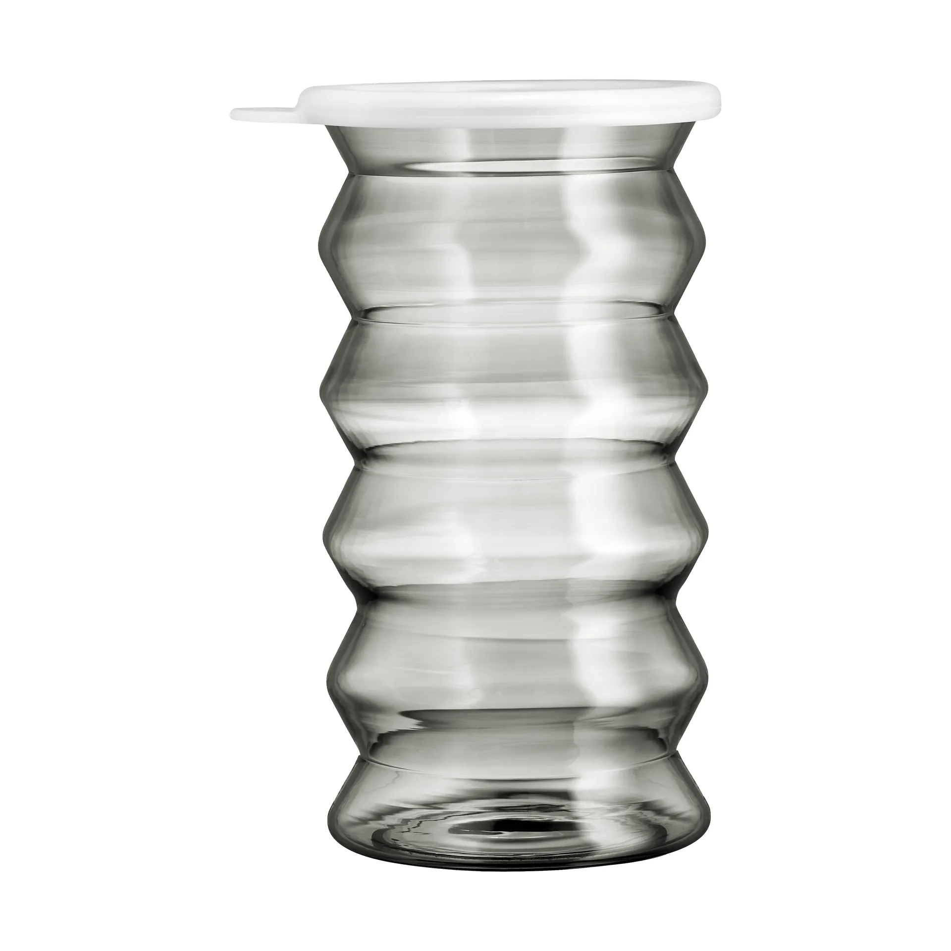 Vaso Waves 20 cm, Cinza Muurla