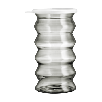 Vaso Waves 20 cm - Cinza - Muurla