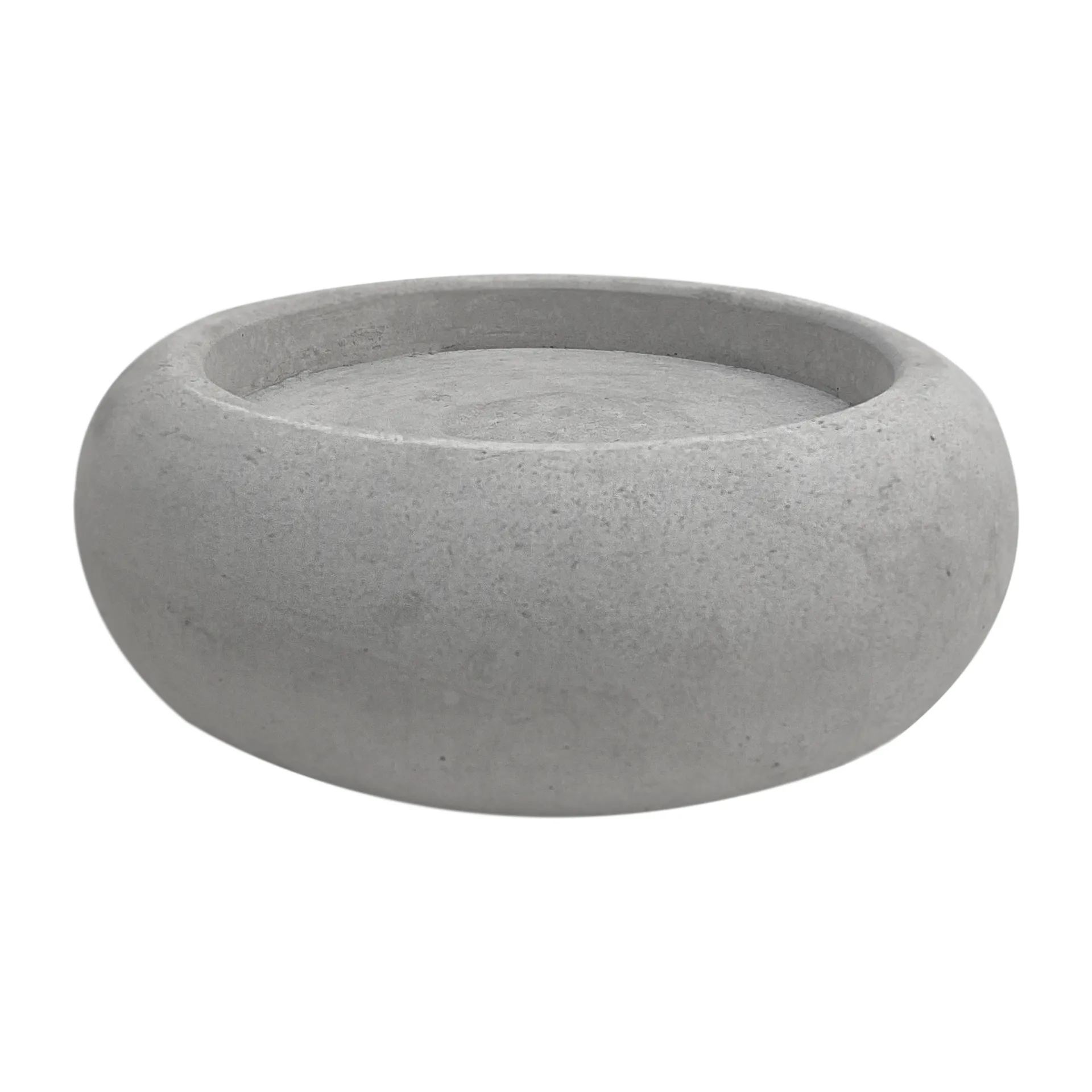 Vaso/lanterna Bagel 22 cm, cinza Muurla
