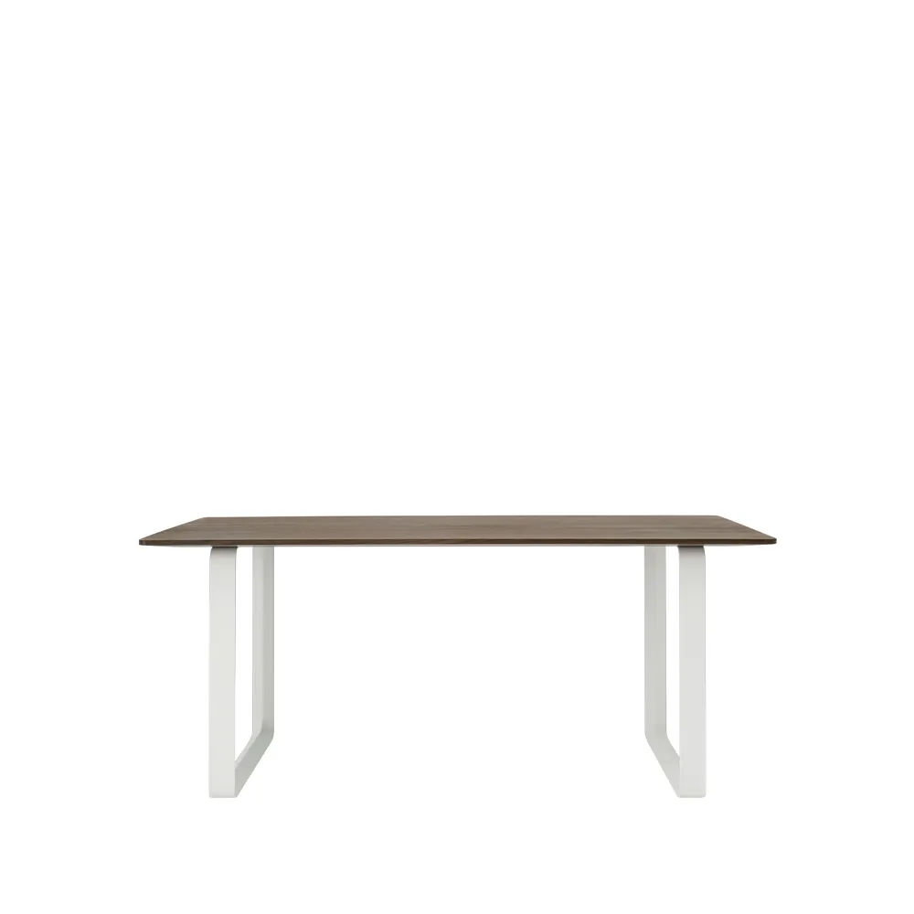 70/70 mesa de jantar 170x85 cm, Carvalho-Branco fumado sólido Muuto