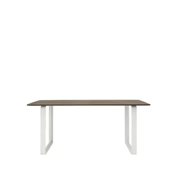 70/70 mesa de jantar 170x85 cm - Carvalho-Branco fumado sólido - Muuto