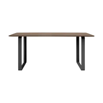 70/70 mesa de jantar 170x85 cm - Carvalho-preto fumado sólido - Muuto
