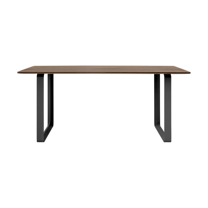 70/70 mesa de jantar 170x85 cm, Carvalho-preto fumado sólido Muuto