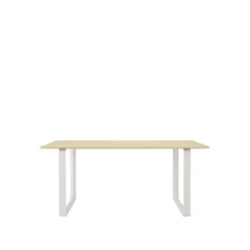 70/70 mesa de jantar 170x85 cm - Carvalho sólido-branco - Muuto