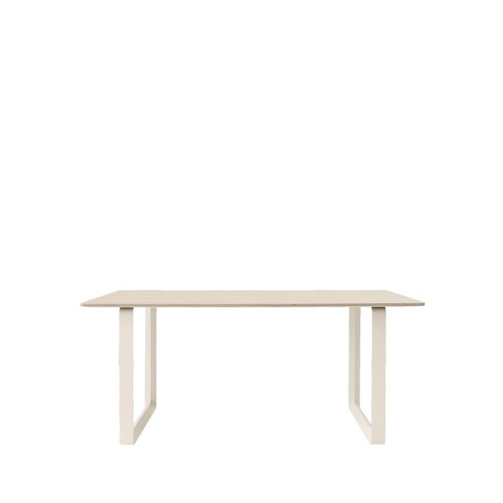 70/70 mesa de jantar 170x85 cm - Folheado de carvalho-compensado-areia - Muuto