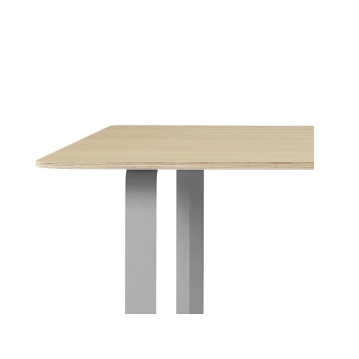 70/70 mesa de jantar 170x85 cm, Folheado de carvalho-compensado-cinzento Muuto