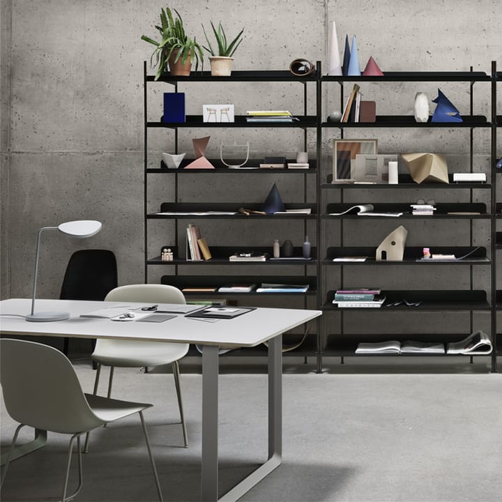 70/70 mesa de jantar 170x85 cm, Óleo de linhaça-Compensado-Branco Muuto