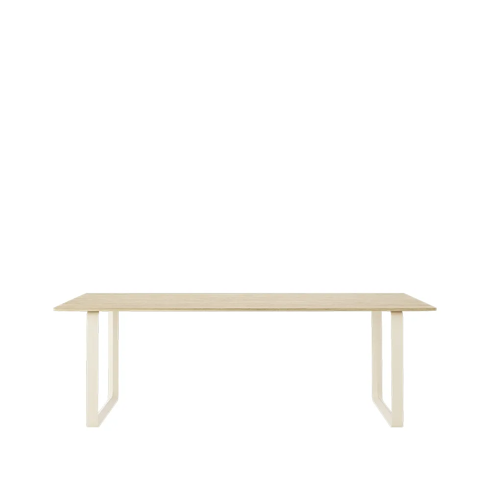 70/70 mesa de jantar 225x90 cm, Carvalho-areia sólido Muuto