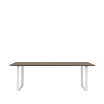 70/70 mesa de jantar 225x90 cm - Carvalho-Branco fumado sólido - Muuto