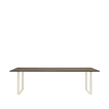 70/70 mesa de jantar 255x108 cm - Carvalho-areia fumado sólido - Muuto