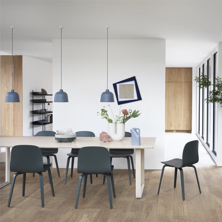 70/70 mesa de jantar 255x108 cm, Carvalho-preto fumado sólido Muuto