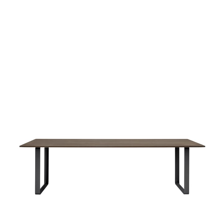 70/70 mesa de jantar 255x108 cm, Carvalho-preto fumado sólido Muuto