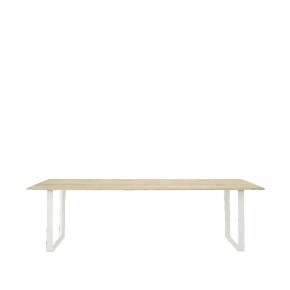 70/70 mesa de jantar 255x108 cm, Carvalho sólido-branco Muuto