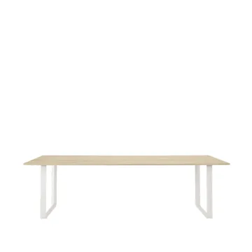 70/70 mesa de jantar 255x108 cm - Carvalho sólido-branco - Muuto