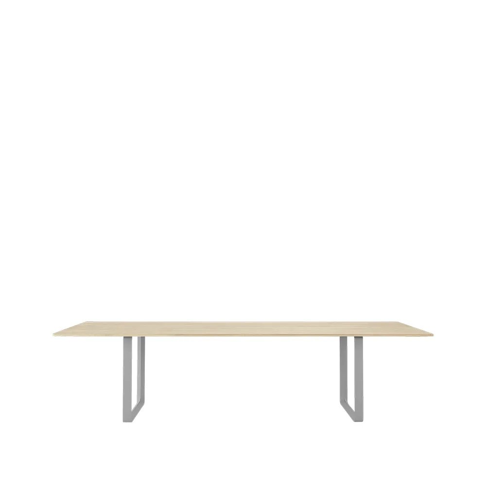 70/70 mesa de jantar 295x108 cm, Carvalho-cinzento sólido Muuto