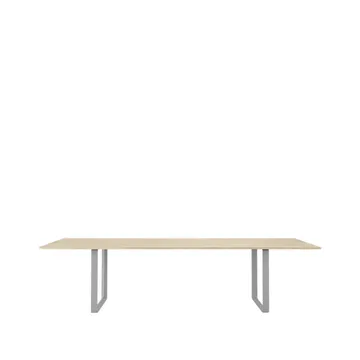 70/70 mesa de jantar 295x108 cm - Carvalho-cinzento sólido - Muuto