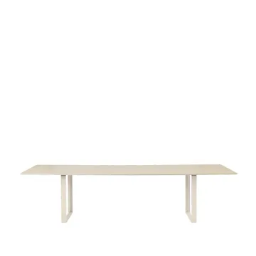 70/70 mesa de jantar 295x108 cm - Folheado de carvalho-compensado-areia - Muuto