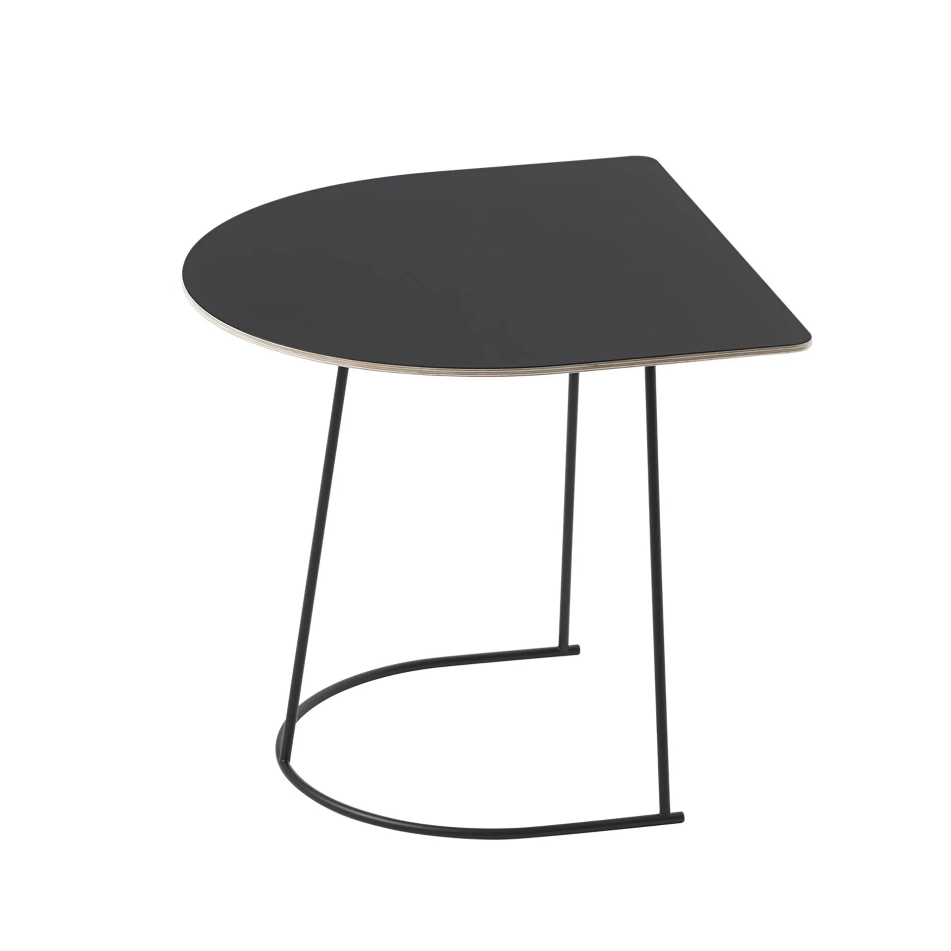Airy mesa de centro tamanho médio, Preto Muuto