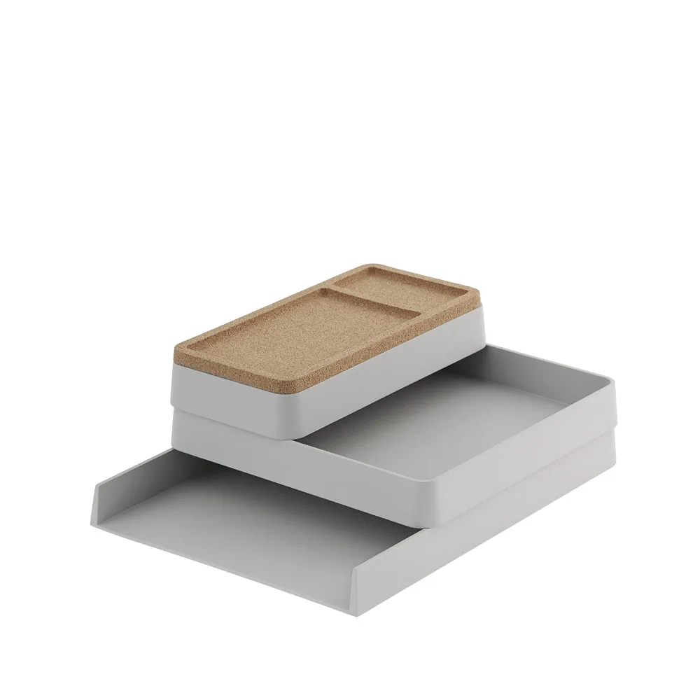 Armazenamento Arrange Desktop, cinzento, configuration 1 Muuto