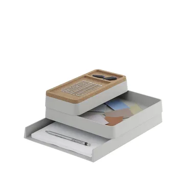 Armazenamento Arrange Desktop - cinzento, configuration 1 - Muuto