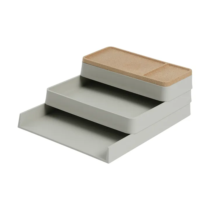 Armazenamento Arrange Desktop - Configuration 1 grey - Muuto
