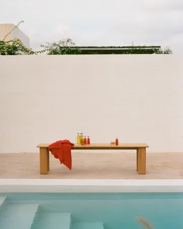 Assemble banco - Teca, 180 cm - Muuto