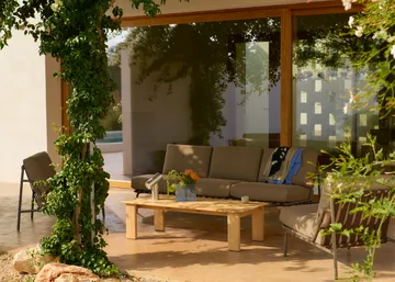 Assemble mesa de centro - Teca, 135x55 cm - Muuto