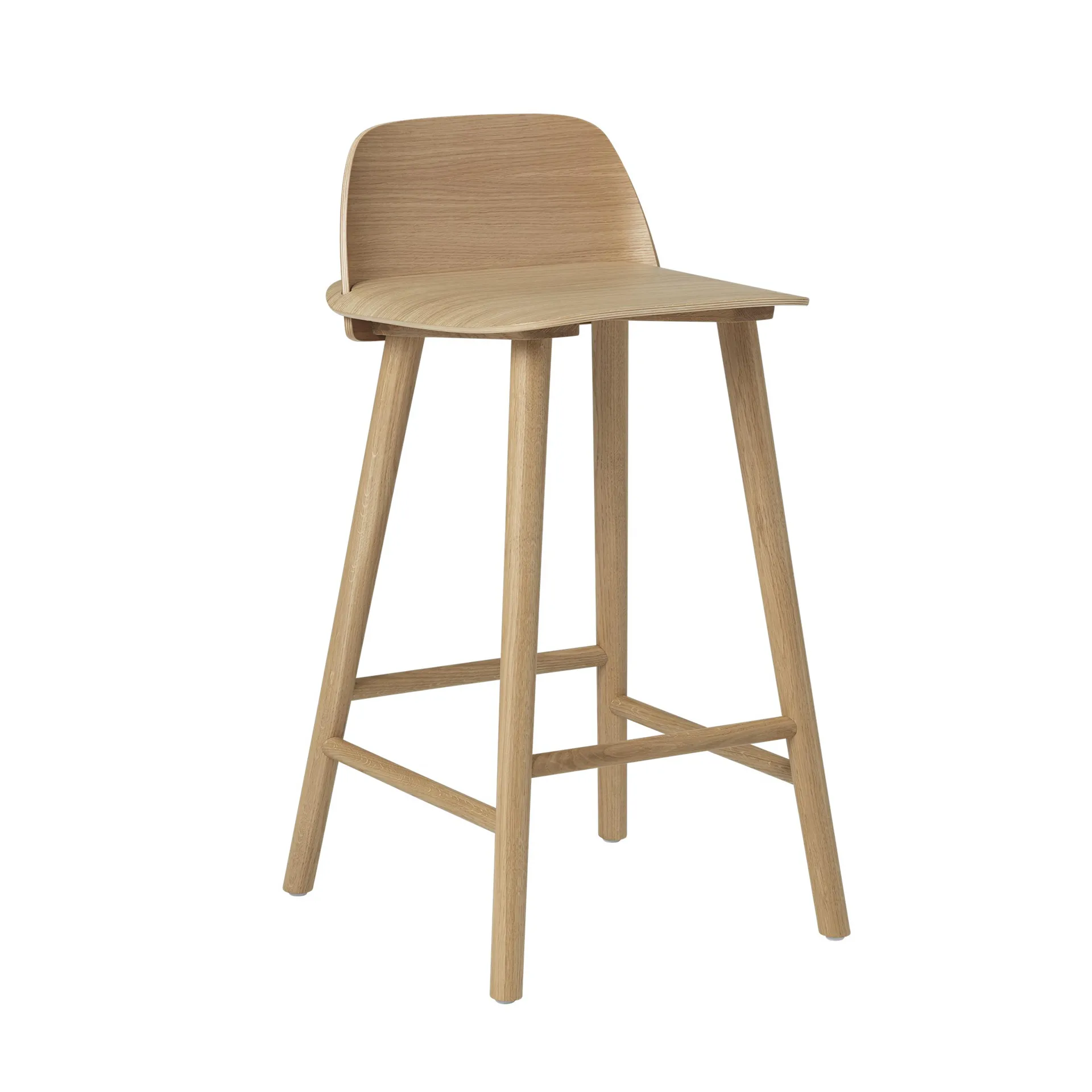 Banco alto Nerd 65 cm, Carvalho Muuto
