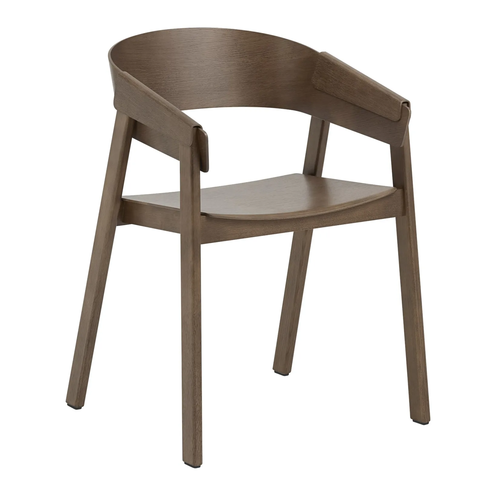 Banco Cover Chair, Stained dark brown Muuto