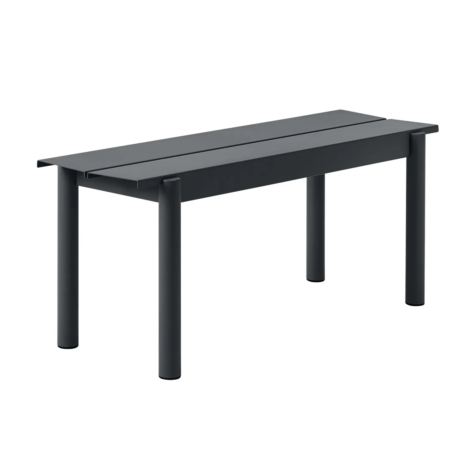 Banco de aço Linear 110 cm, Black Muuto