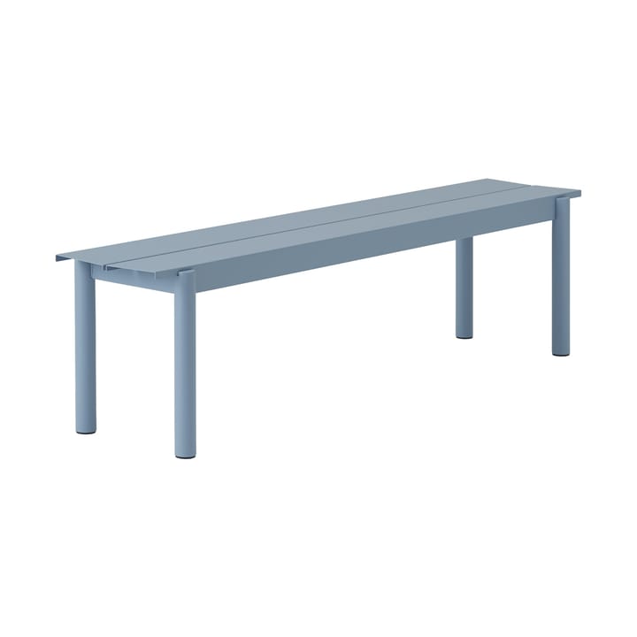 Banco de aço Linear 170 cm - Pale blue - Muuto