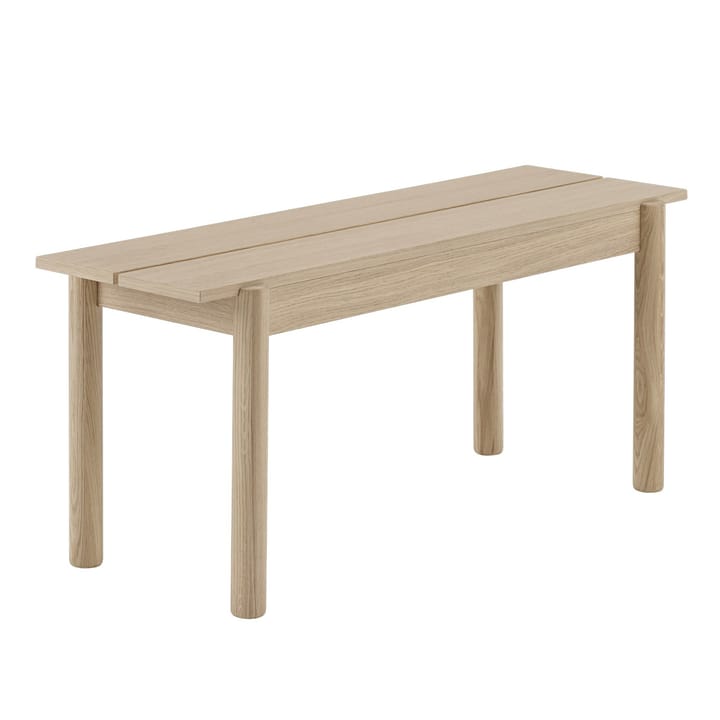 Banco Linear, carvalho - 110 cm - Muuto