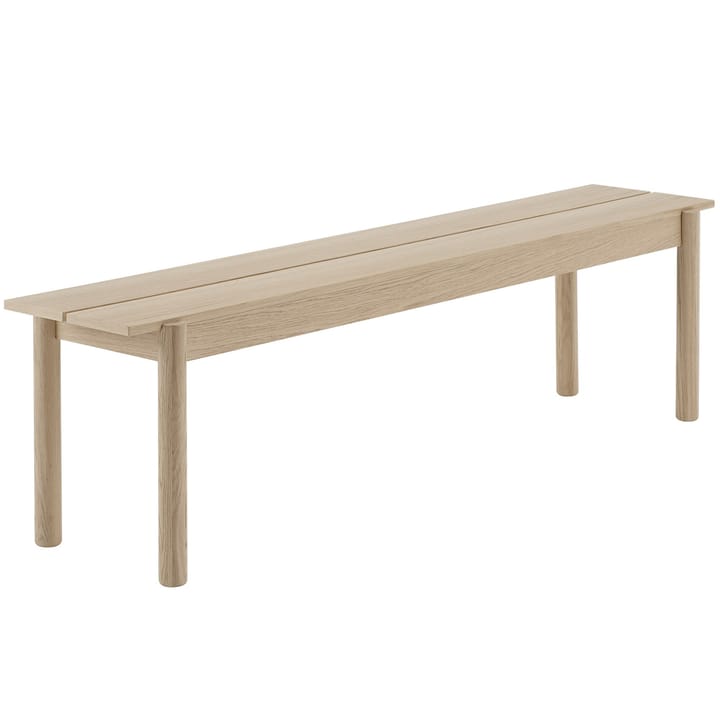 Banco Linear, carvalho - 33,5 cm - Muuto