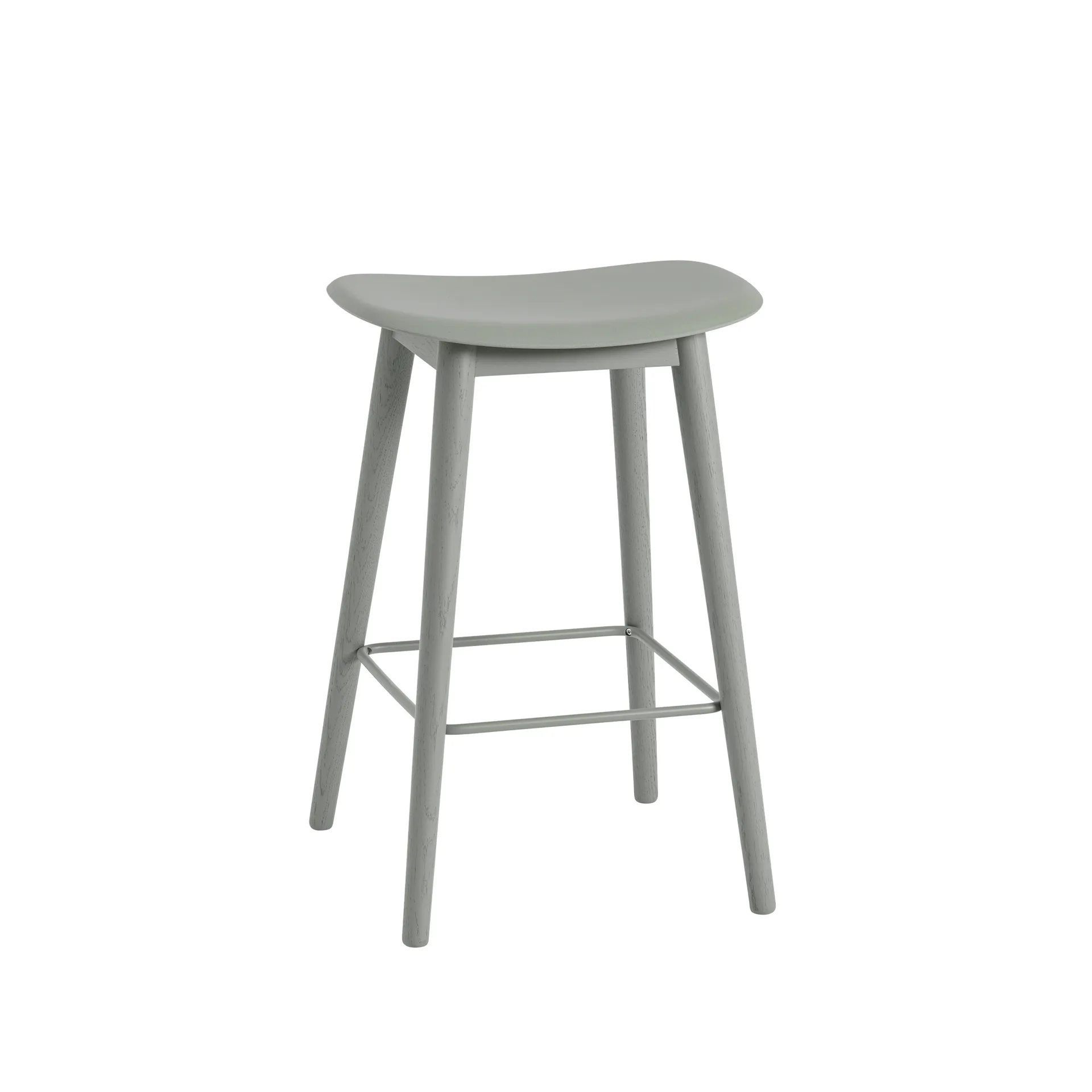 Banqueta com bar Fiber counter 65 cm, Dusty green Muuto