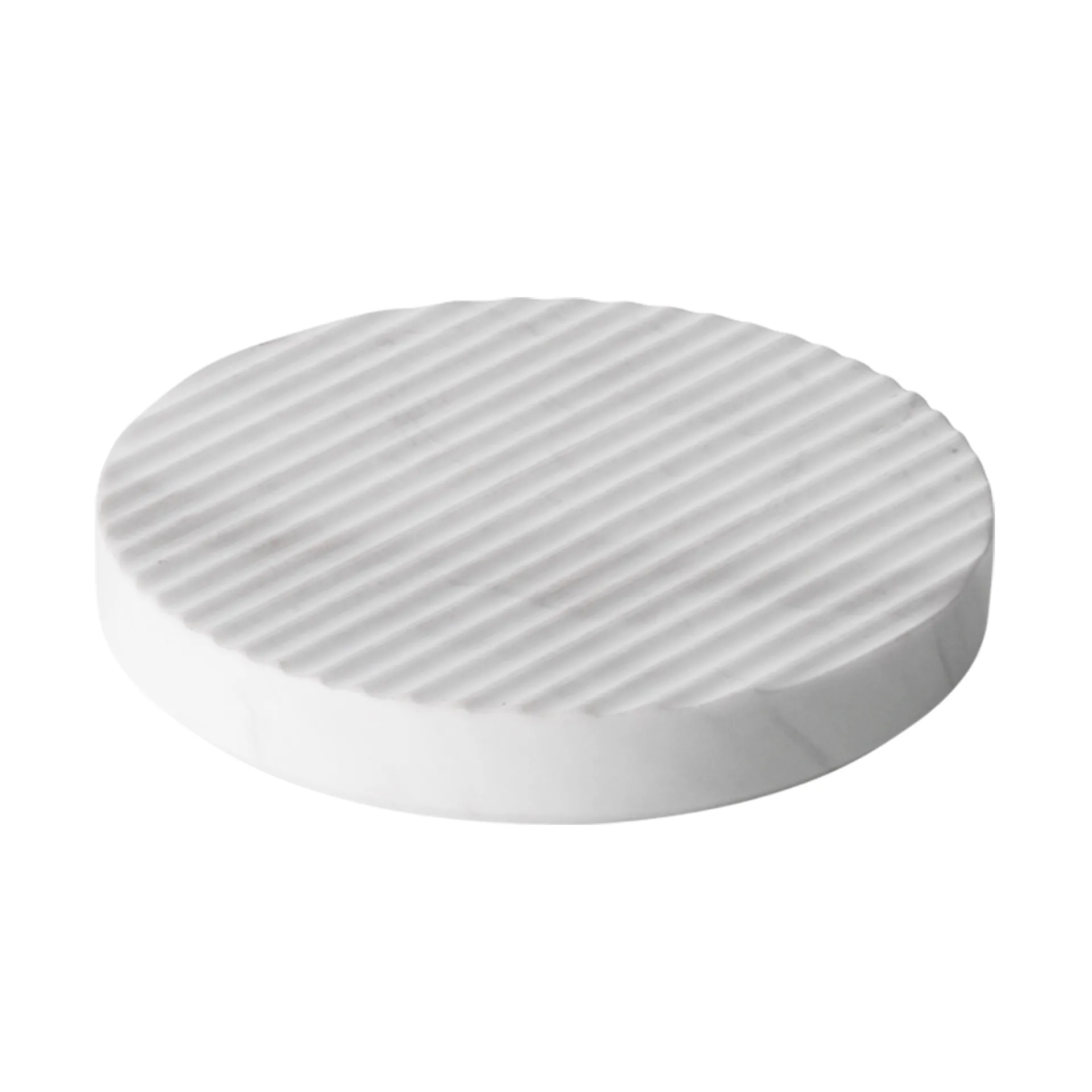 Base para copos Groove mármore , branco pequeno Muuto