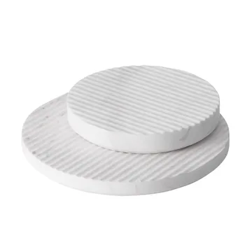 Base para copos Groove mármore  - branco pequeno - Muuto